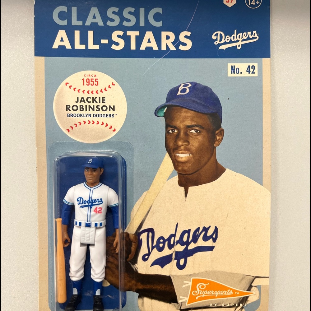 Classic All Stars Dodges Jackie Robinson Figurine